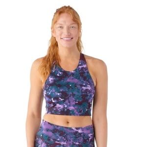 Smartwool Active Crop Bra printed new small